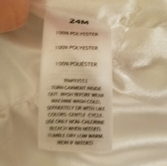 Ivory Toddler Faux Fur Coat 24 mos - Picture 5 of 5